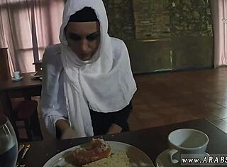 Teen Arab girl gives a mouth-watering blowjob in HD